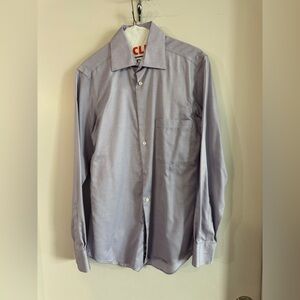 Pronto Uomo Men Small Dress Shirt Purple